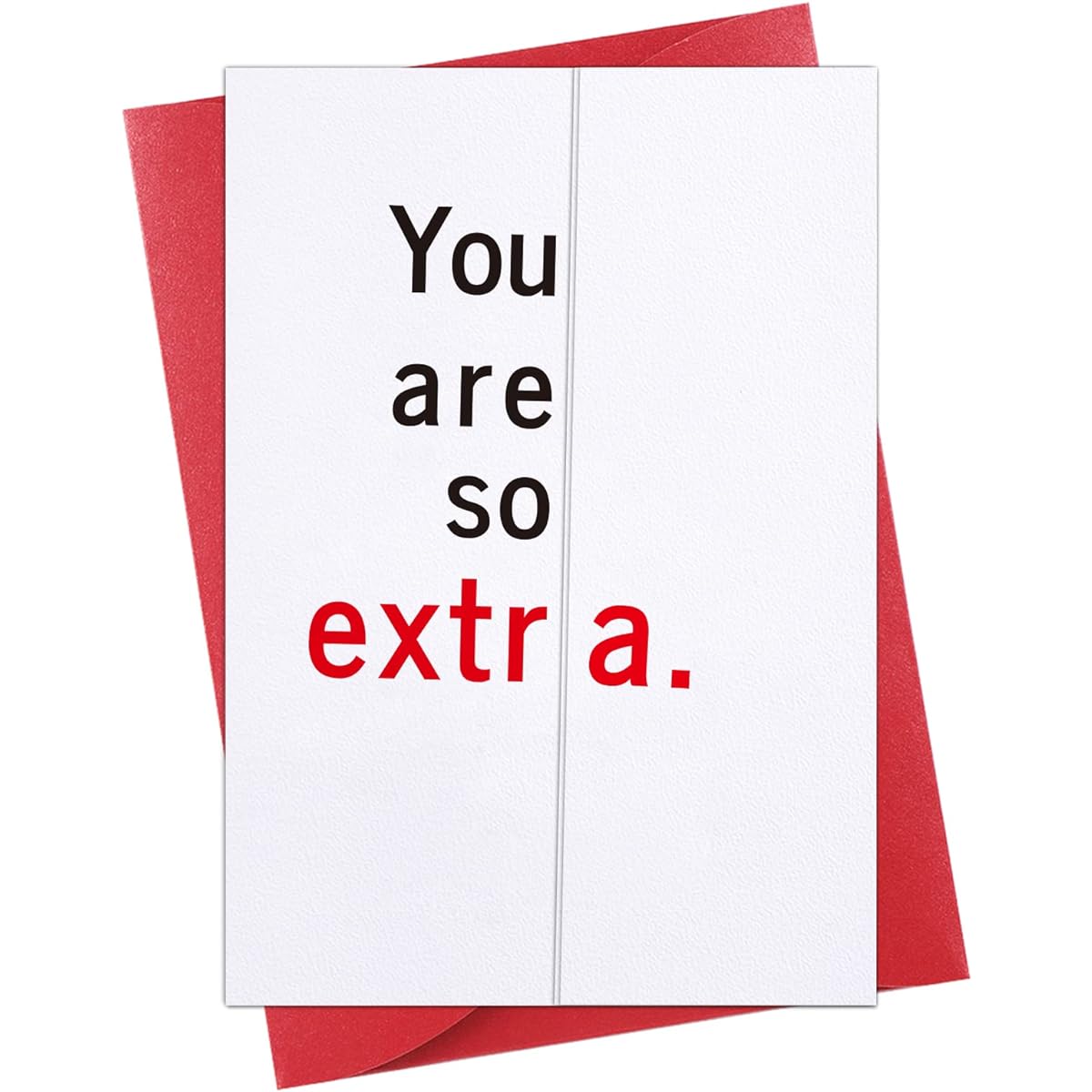 WhatSign Valentine's Day Cards You are so Extra Funny Valentine's Day Gift Cards for Her