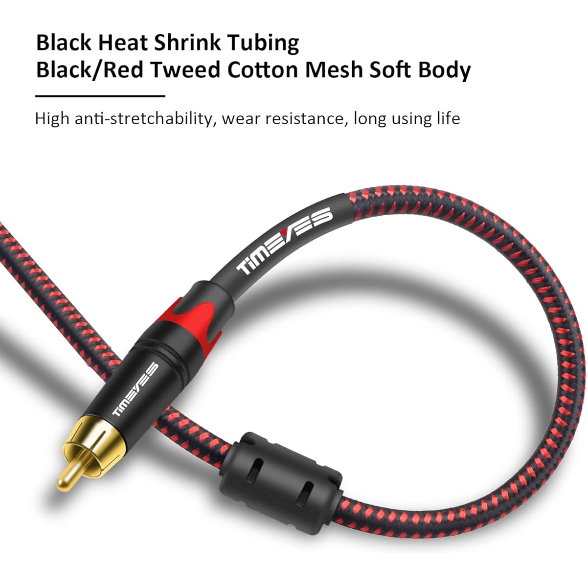 TIMEYES 3M Male RCA to XLR Cable Cord 10ft RCA Male Plug to XLR 3 Pin Male Audio Cable Microphone Cable XLR to RCA Stereo Adapter Cord Home Theater System Speaker Microphone XLR to RCA Connection Wire