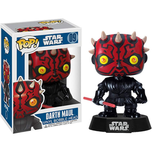 Darth Maul: Fun ko P o p ! Vinyl Figure Bundle with 1 Compatible 'ToysDiva' Graphic Protector (009 - 02390 - B)
