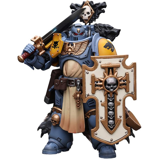 LEBOO JOYTOY Warhammer 40k Salamander Bladeguard Veteran 1:18 Scale Joy Toy Action Figure