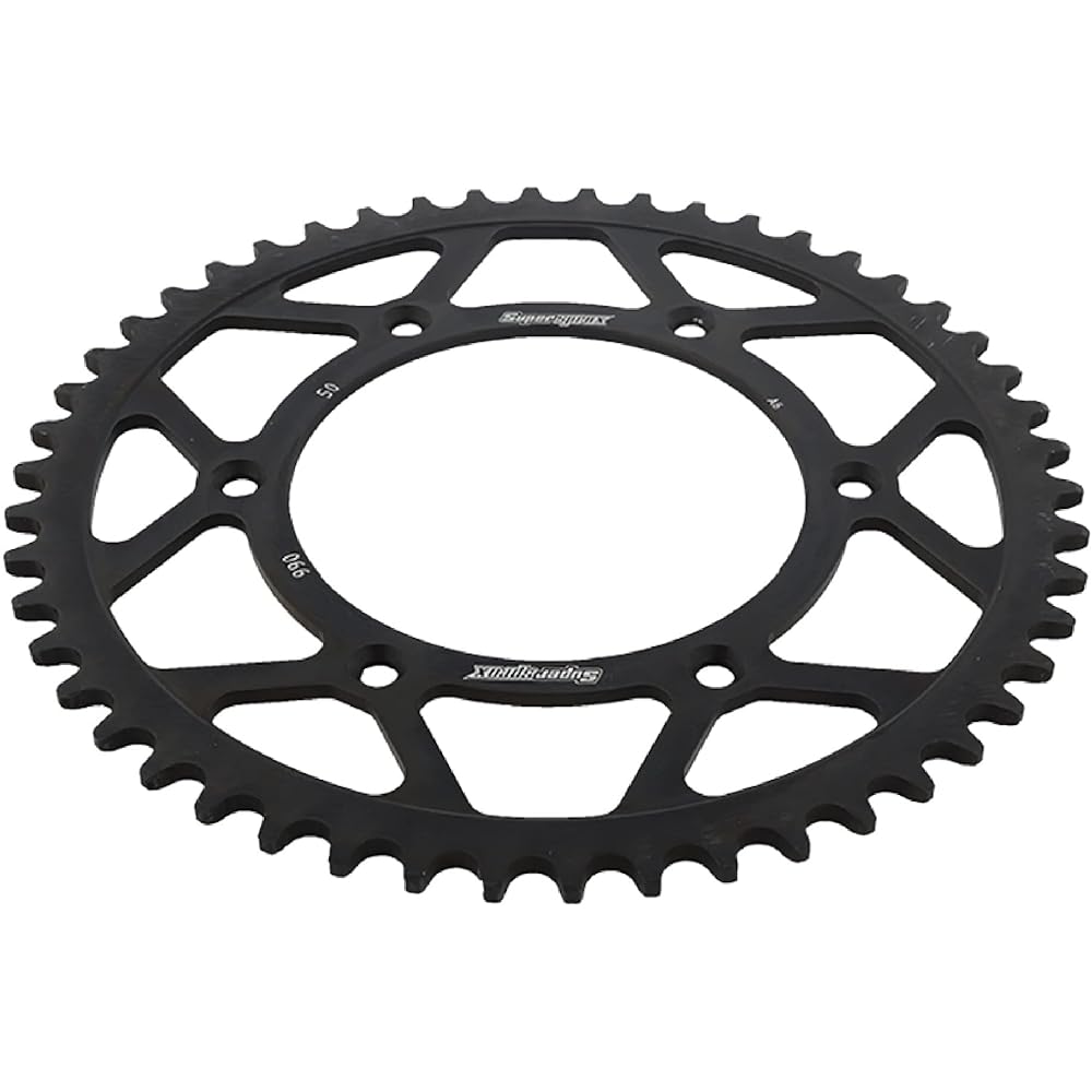 Supersprox RFE-990-50-BLK Rear Steel Sprocket Black For Husaberg FC 450 C 04 05, 550 FC 04 05, 250 FE 13 14 15 16 17, 350 FE 13 14 15 16 17, 390 FE 10 11, 450 FE 04 05 06 07 08 09 10 11 14 16 17