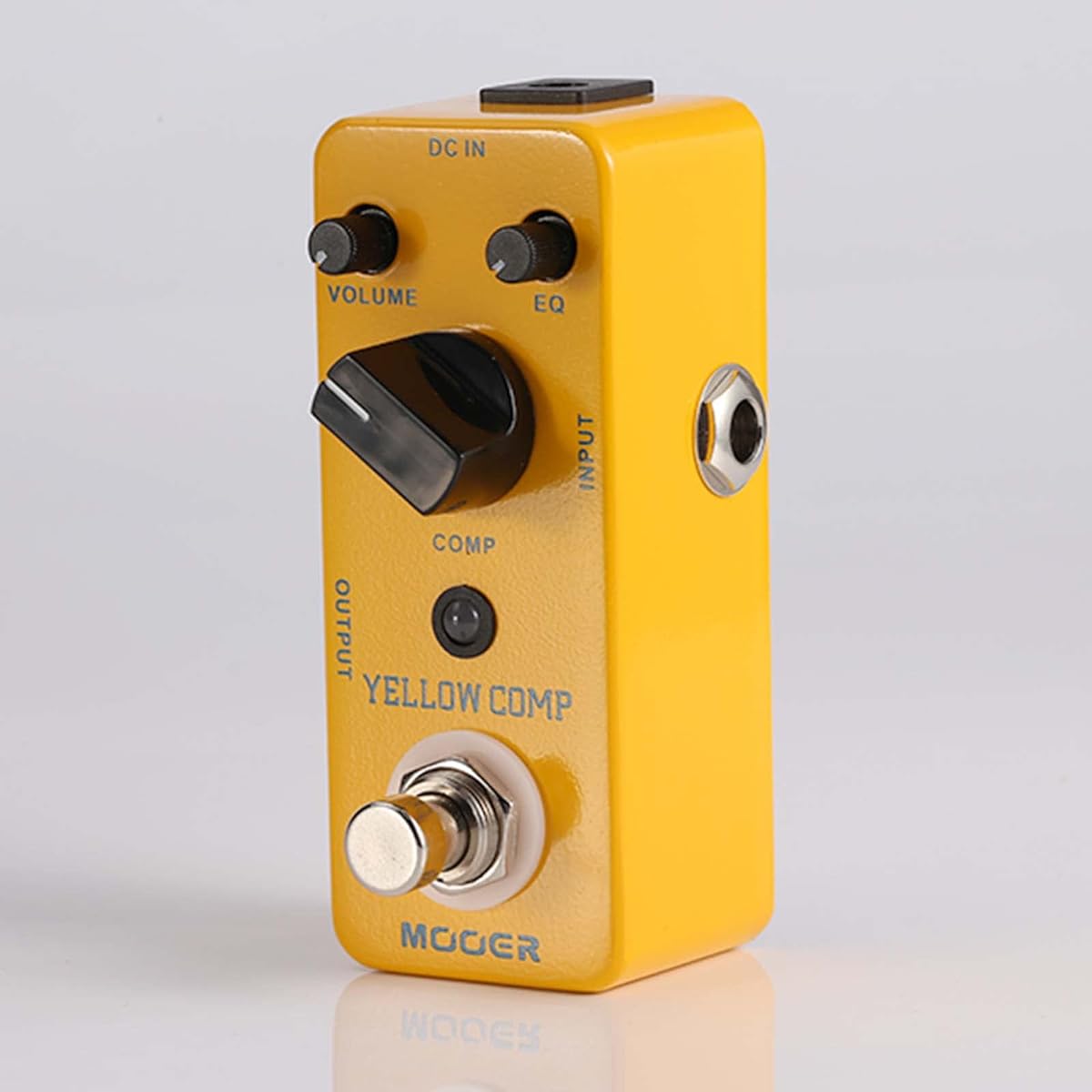 MOOER Yellow Comp Guitar Bass Compressor Guitar Compression True Bypass EQ Volume Adjustable Mini Size Portable