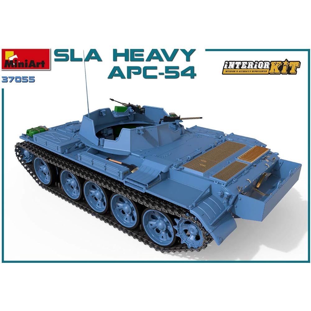 Miniart 1/35 South Lebanon Army SLA Heavy Tank APC-54 Full Interior (Internal Reproduction) Plastic Model MA37055