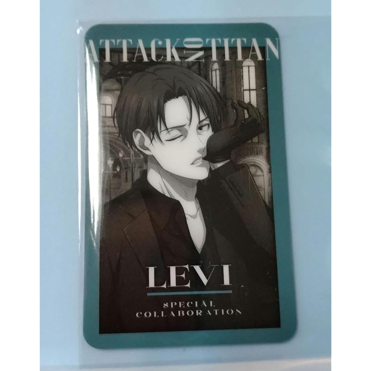 Attack on Titan Karaoke no Tetsujin Levi Visual Card Y