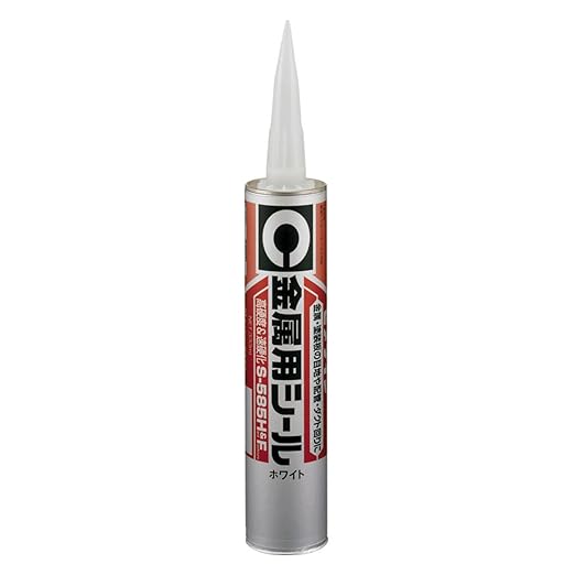 Cemedine High Hardness Type Sealing Material for Metal S585HF 333ml Cartridge White SE-114 Set of 10