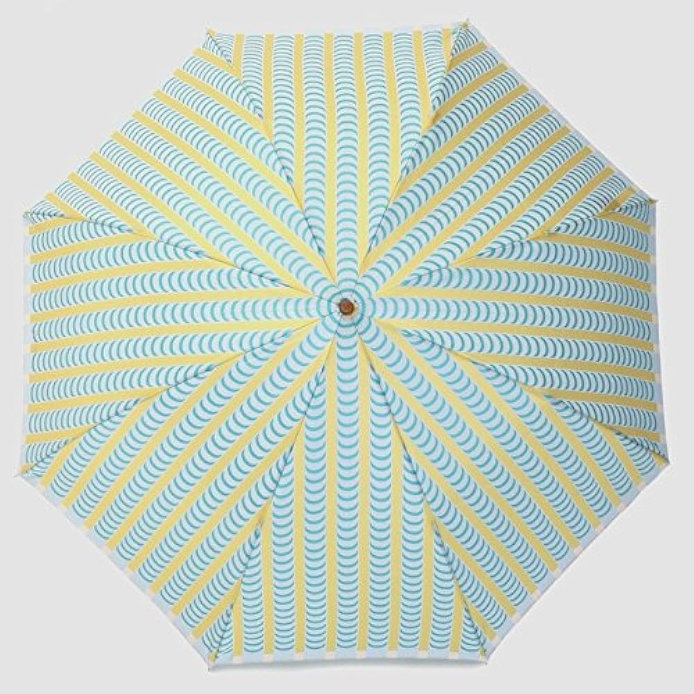Makita Shoten + Stig Reventri DRAPES Women's Folding Umbrella, Scandinavian Design, Luxury Koshu Ori, Made in Japan