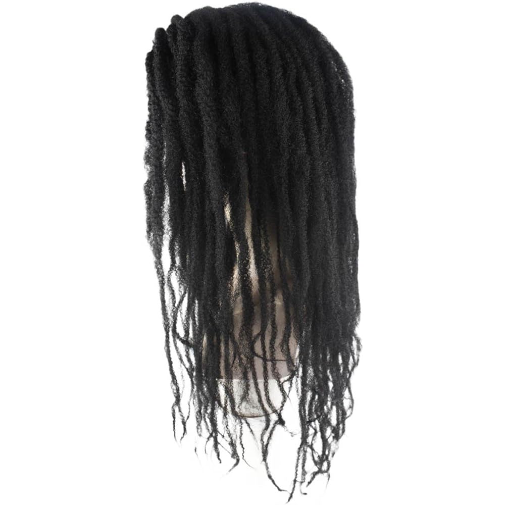 Wigs2you Long Dread Black Hair Wig Lock H-1966 B Series Dance Full Wig Cosplay Finest Natural Wig Men's and Women's Dressing