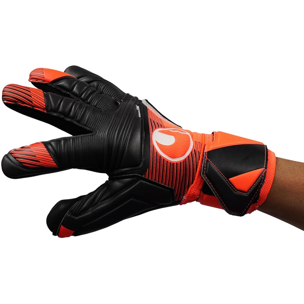 uhlsport Match Durable Soccer GK Keeper Gloves Super Resist Half Negative