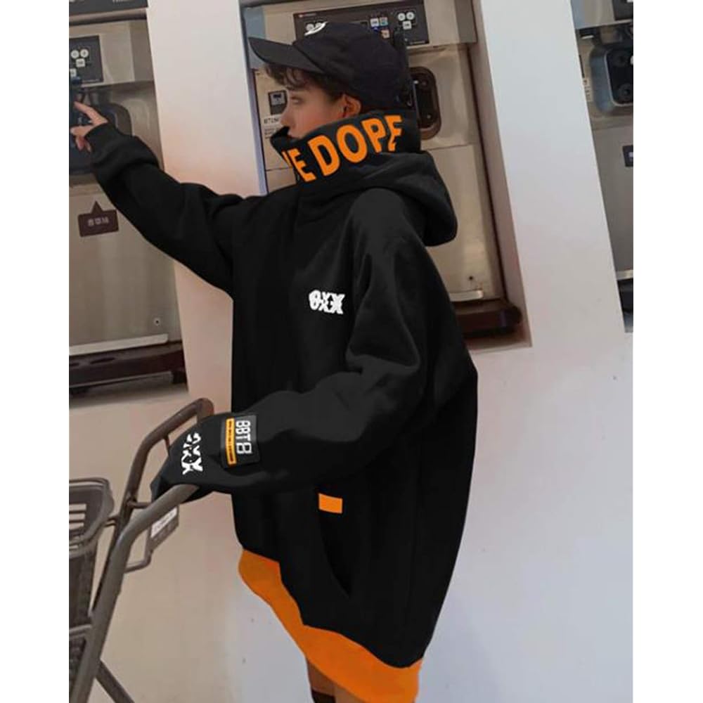 [BSCOOL] Women's Hoodie, Long Sleeve, Sweatshirt Hoodie, Hooded, Pullover Top, Korean Fashion, Harajuku Outerwear, Yellow