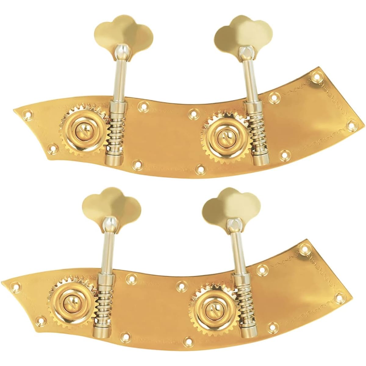 Mikinona 2 Pieces Bass Knob Tuning Peg Double Bass Accessories Bass Head Tuner Upright Double Bass Parts Guitar Accessories Guitar Tuner Violin Tuning Key Copper Alloy Advanced String Peg