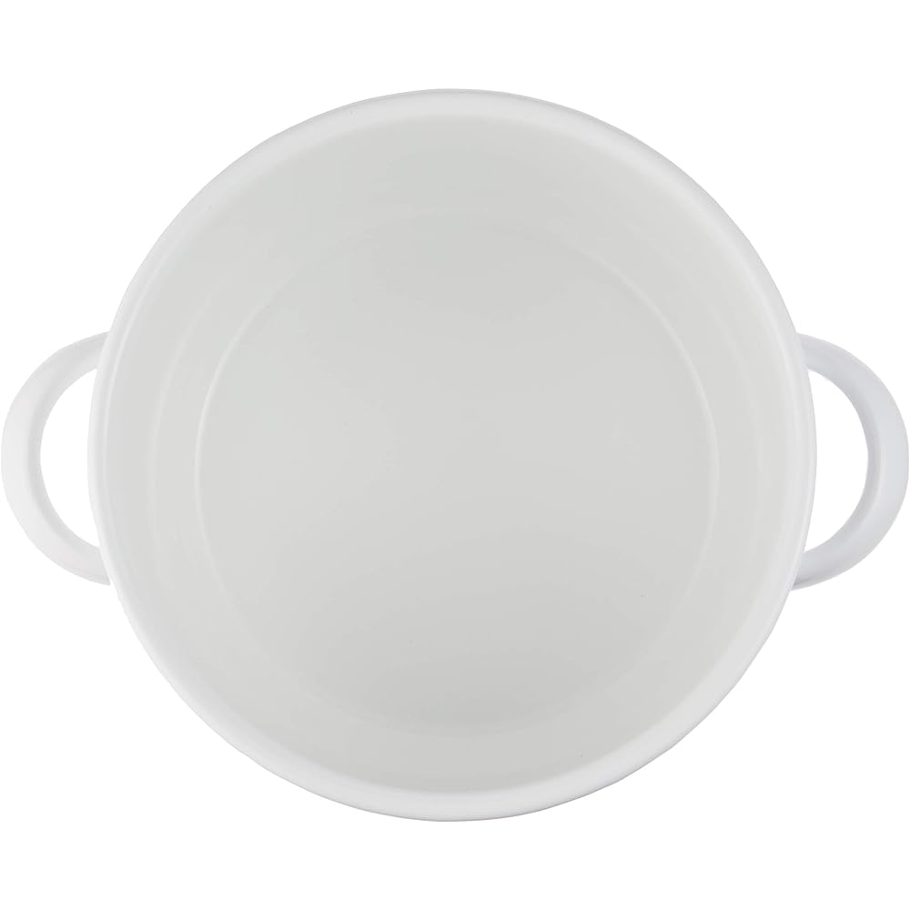 Hogdseirrs Tsukito Stew Pot 21cm White 050-06620