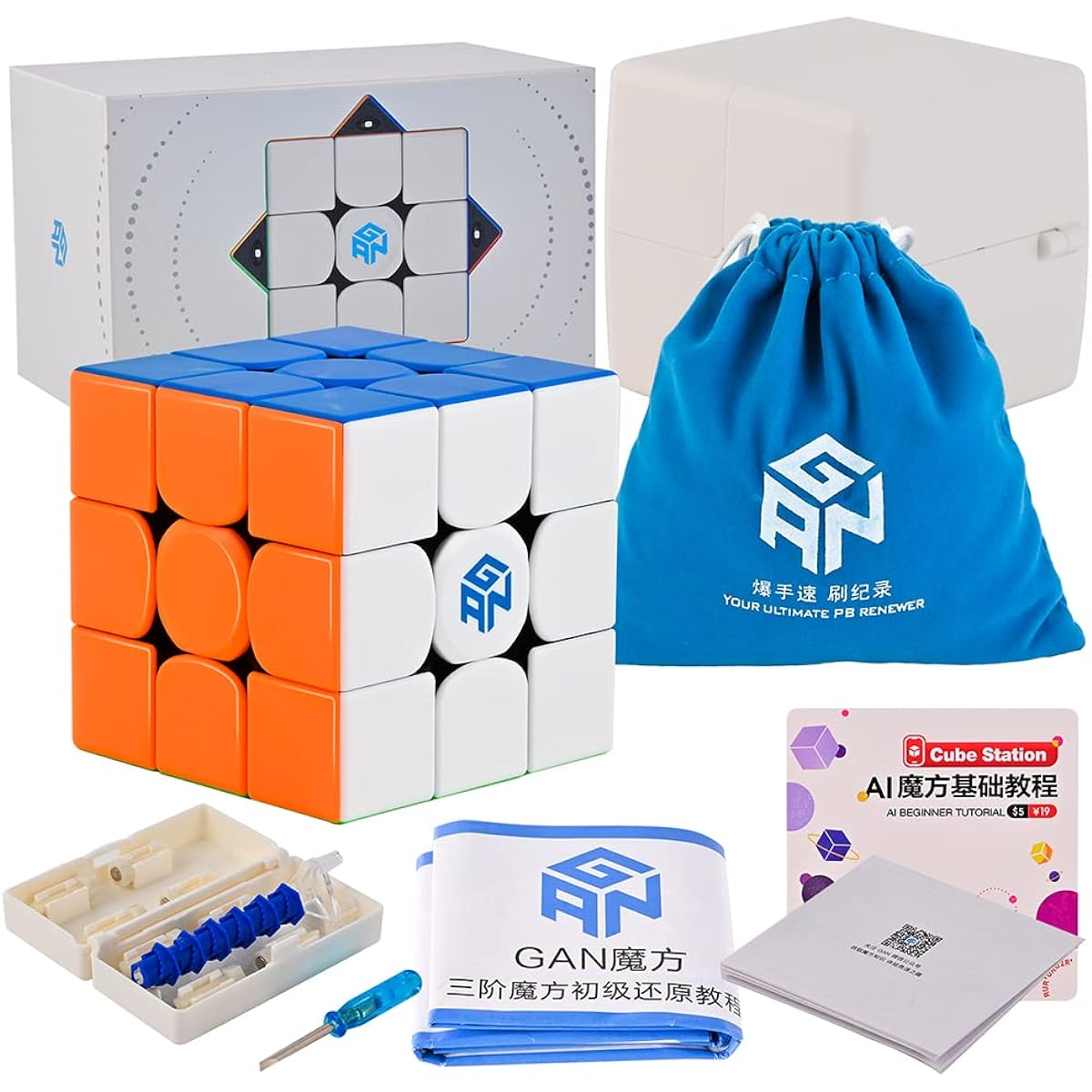 GAN 11M Pro 3x3 Speed Cube BroMocube GAN 11 Magnetic Puzzle Cube Gan11M Magic Cube (GAN 11 M Pro (UV Coating))