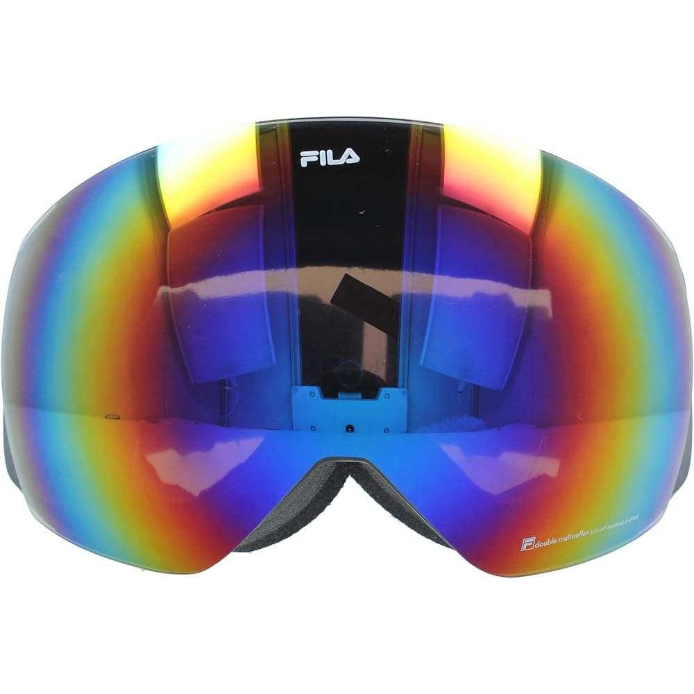 [Fila] Goggles Mirror Lens FLG 1222-1 UV Protection Anti-Fog Spherical Lens Double Lens Glasses Compatible Unisex Men Women Ski Goggles Snowboard Goggles Snowboarding