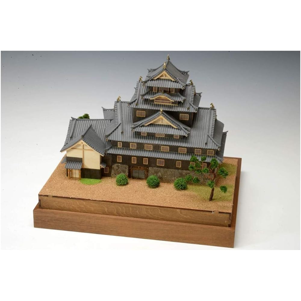 Woody Joe 1/150 Okayama Castle Wooden Model Assembly Kit