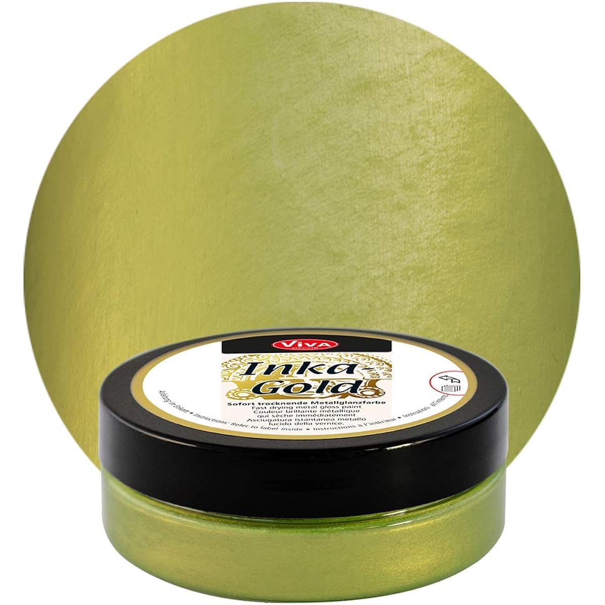 Green-yellow Viva Decorative Inca Gold 50 grams VVIG 90636