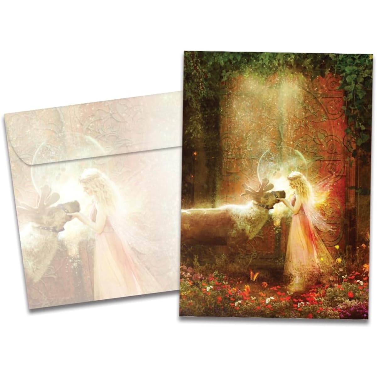 Tree-Free Greetings Solstice Greeting Cards with Matching Envelopes, Eco-Friendly, Made in the USA, 100% Recycled Paper, 5" x 7", Kind (GO64240)