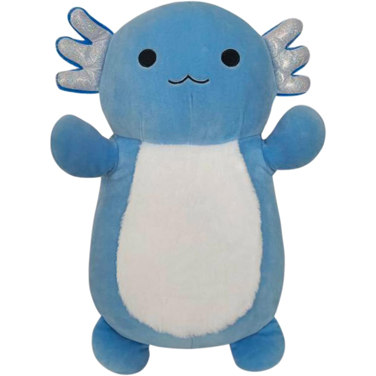 HugMees 14-Inch Blue Gradient Axolotl with Silver Gills - Add Miss Vi to Your Squad, Ultrasoft Stuffed Animal Large Plush Toy, Official Kelly Toy Plush