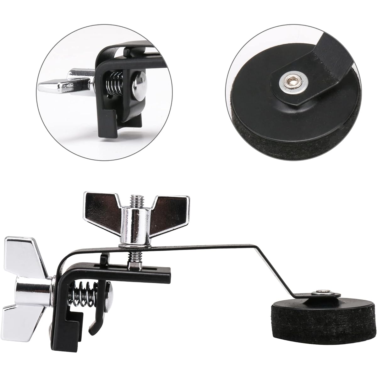 Mxfans Drum Damper Mute Silencer Tone Control for Vintage & Modern Snare Tom