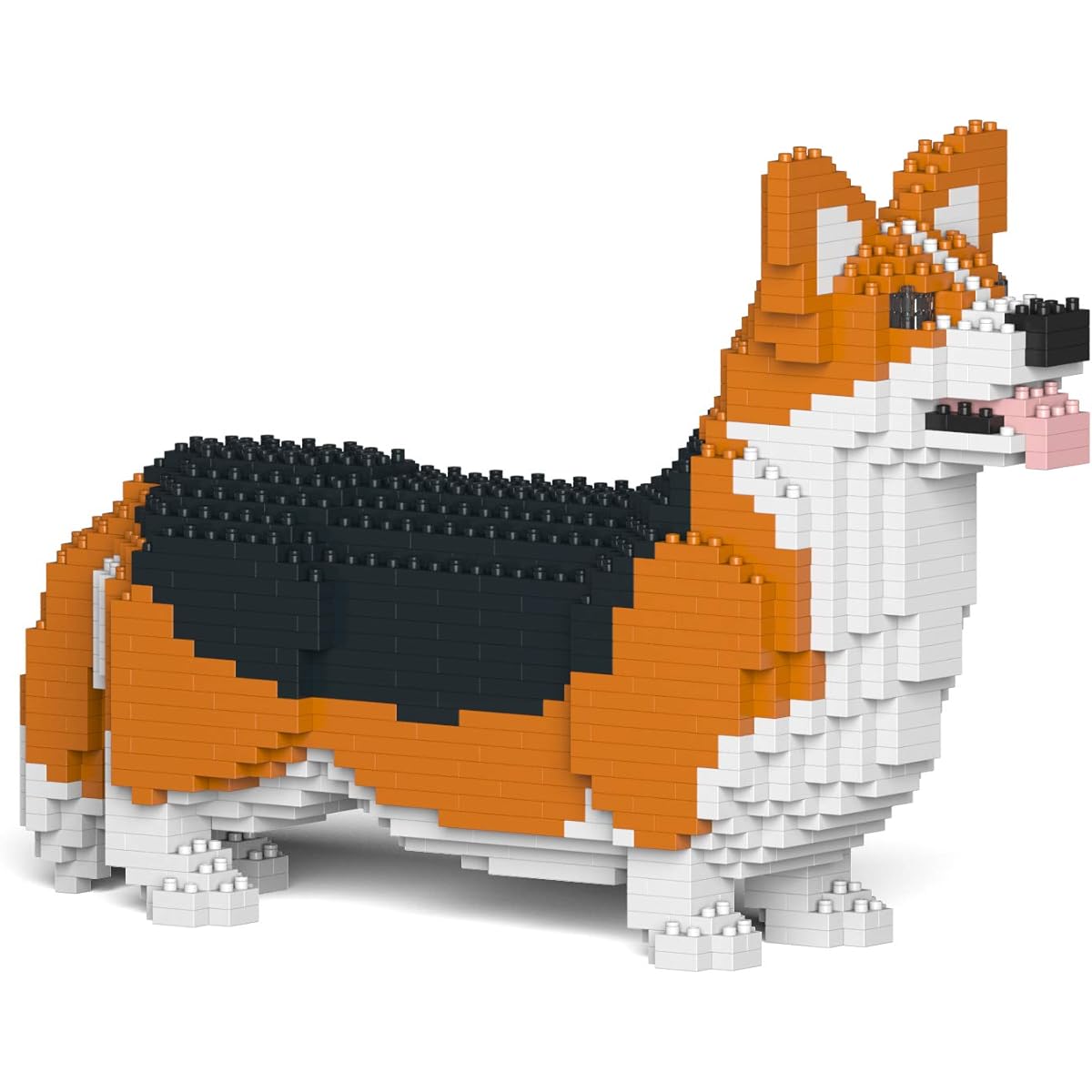 JEKCA Jekkablock Welsh Corgi Brown 02S-M02 Sculptor