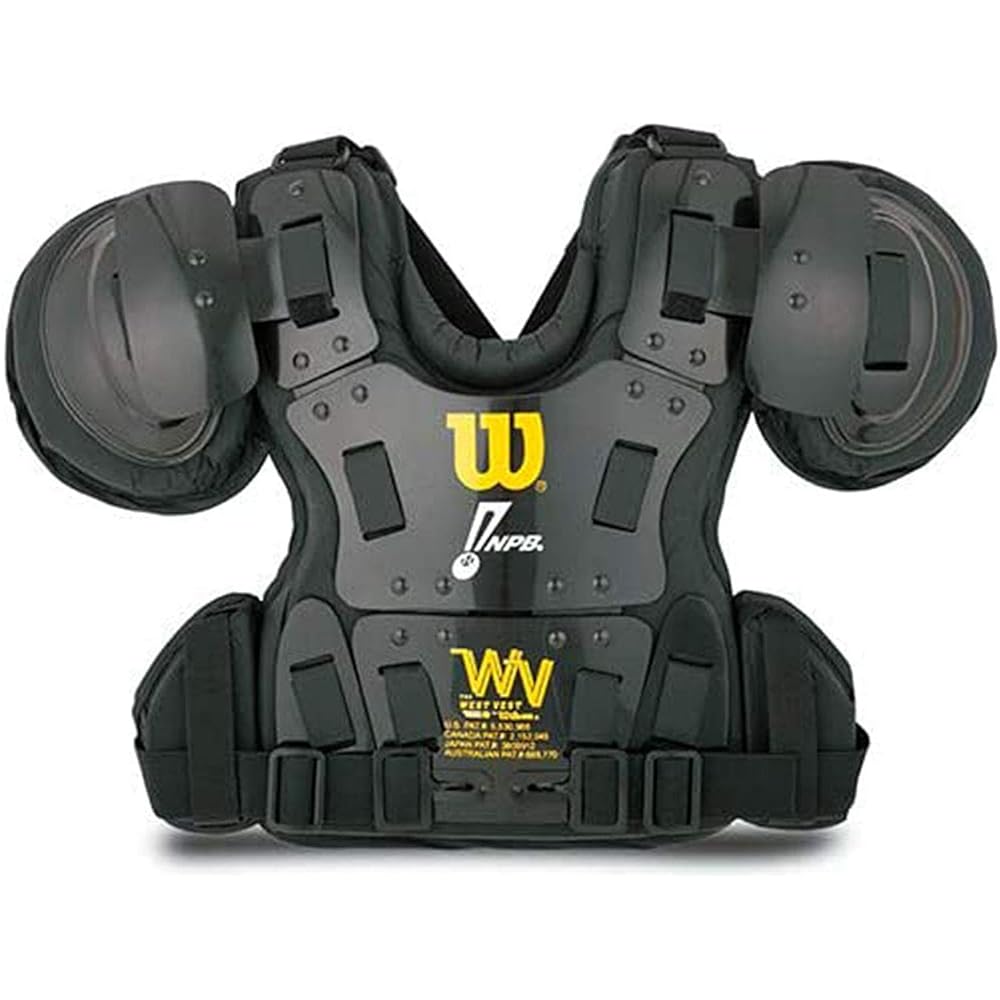 Wilson Baseball Hardball Umpire NPB Specification Pro Gold Chest Protector Protector Umpire Gear (For Umpire) Easy to Move/Secure Guard/Secure Guard SM/ML