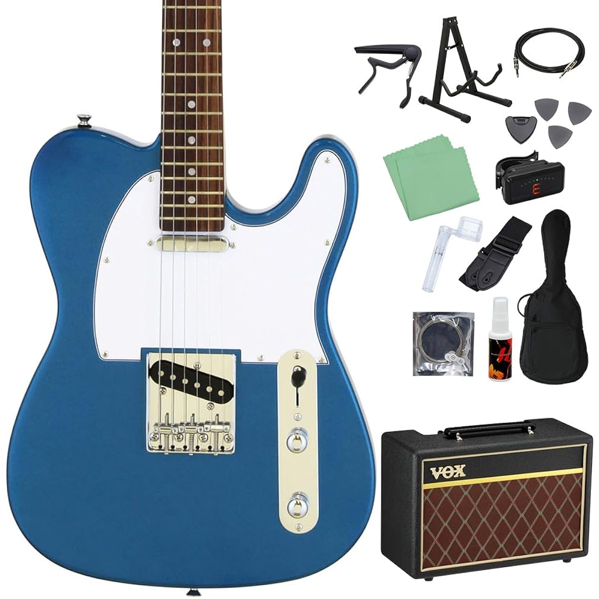 LEGEND LTE-Z MBL Electric Guitar Beginner 14-piece Set [With VOX Amplifier] Legend