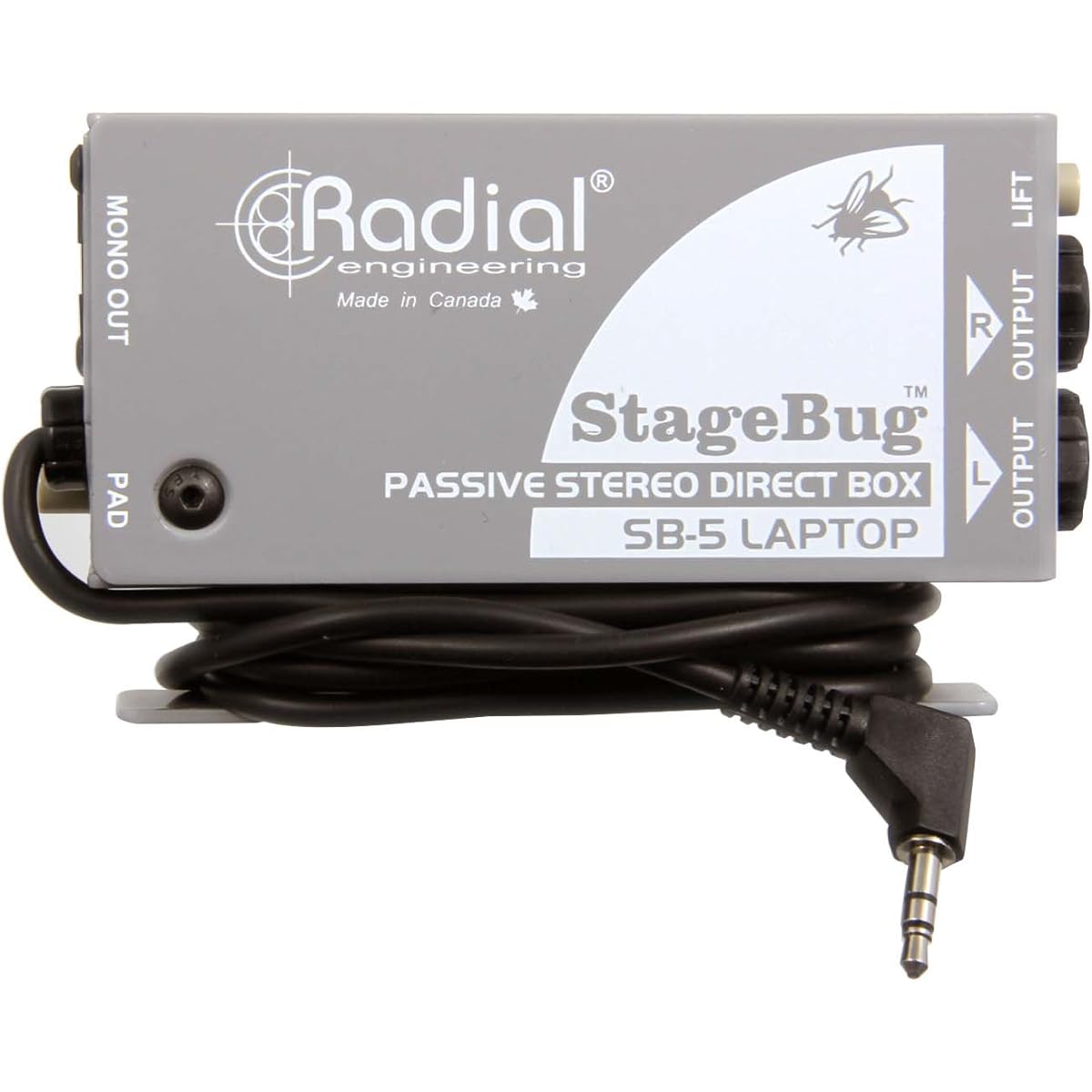 Radial StageBug SB-5 Sidewinder DI Box for Laptops [Official Import]