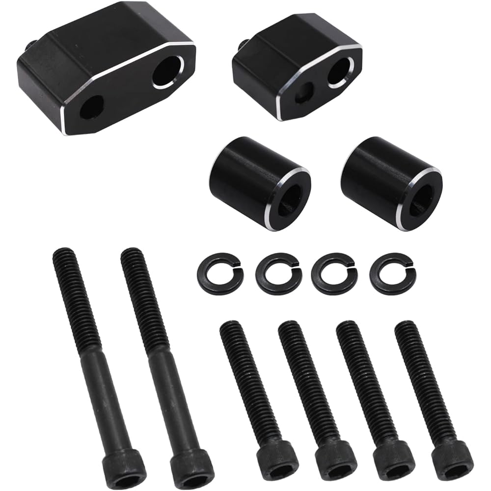 Street Glide Driver Floorboard Extension Floorboard Expansion Kit 1" 2009-2017 2018 2019 2020 2021 Touring Models Road King Electra Glide Road Glide with Bolts and Spacers