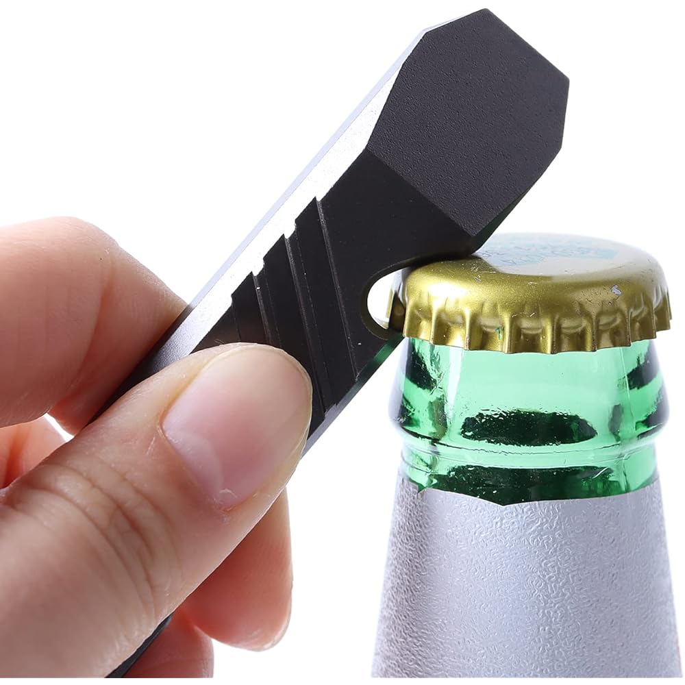 Hamans Titanium EDC crowbar, EDC crowbar, EDC key chain, crowbar, mini crowbar opener pocket holder, multifunctional tool with carrying bag