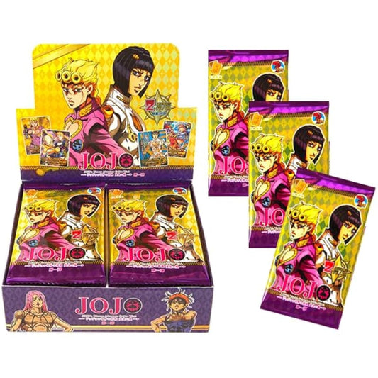 Anime Trading Cards: Jojos Collectible Trading Cards - Collectible Card Assortment - Booster Packs - (10 Packs)