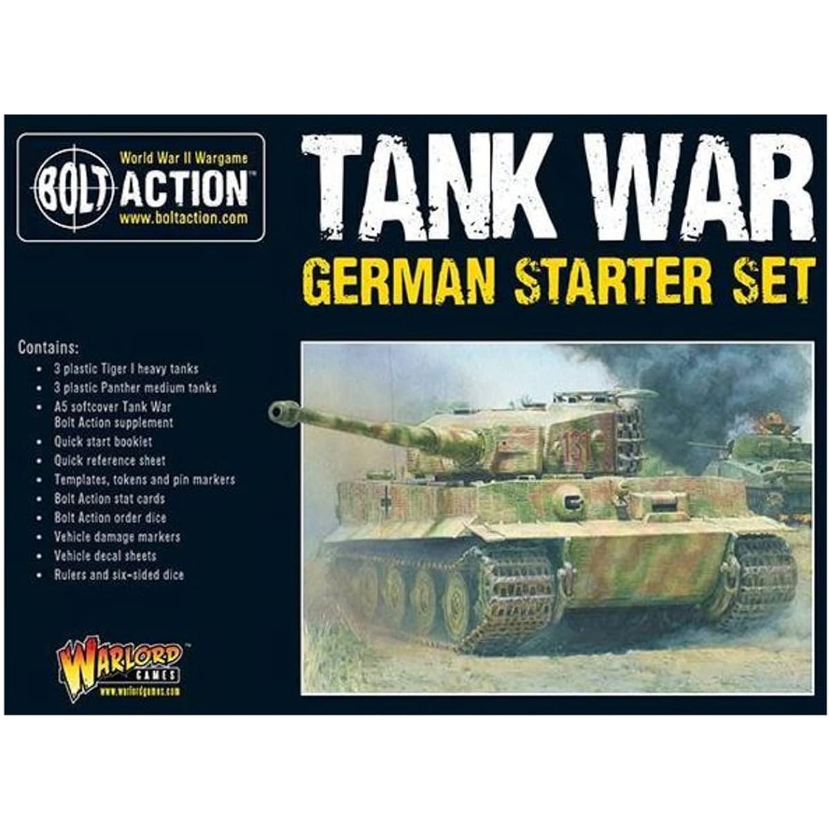 Warlord Games, Tank War German starter set, Bolt Action Wargaming Miniatures