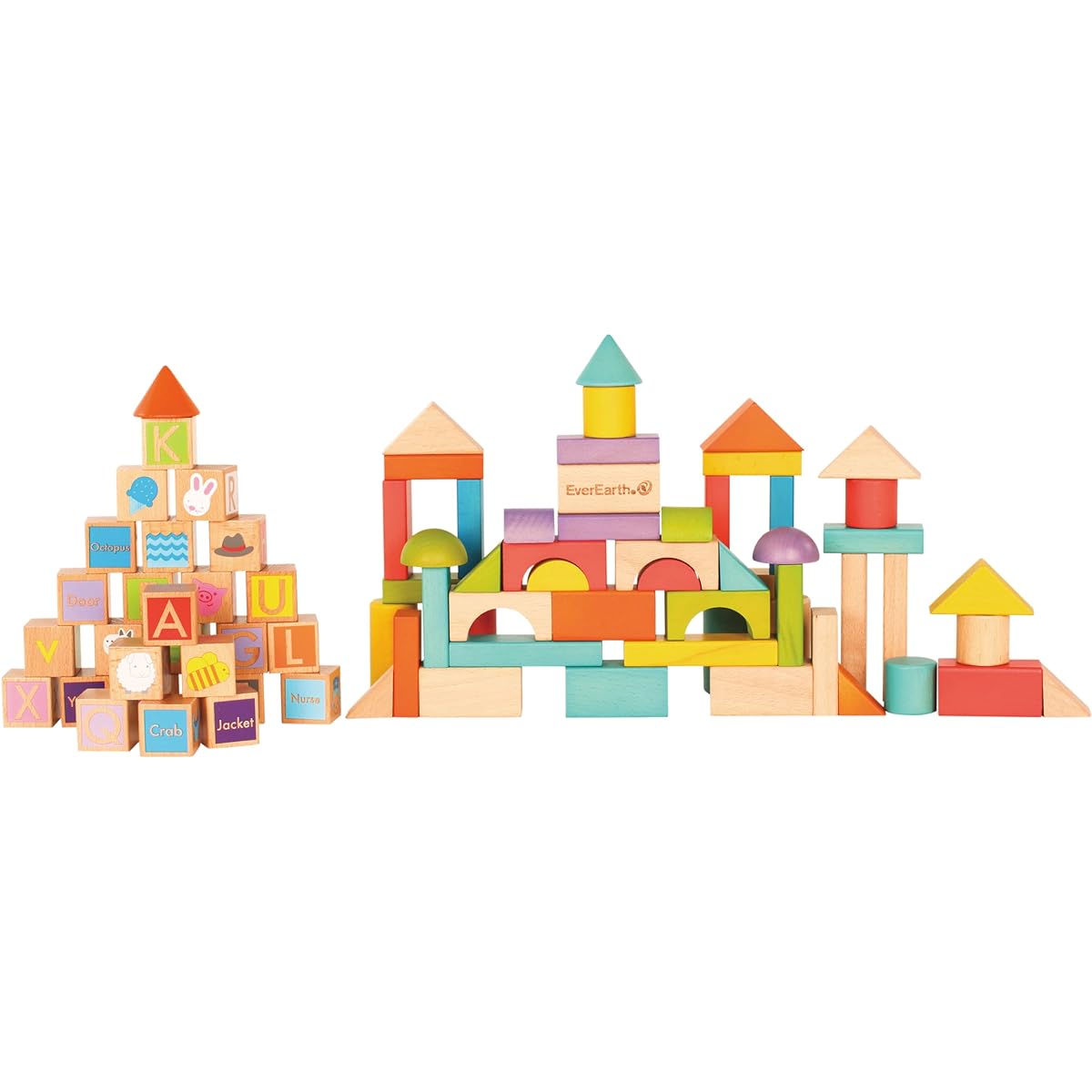 EverEarth Build & Learn Block Set [EE33726]