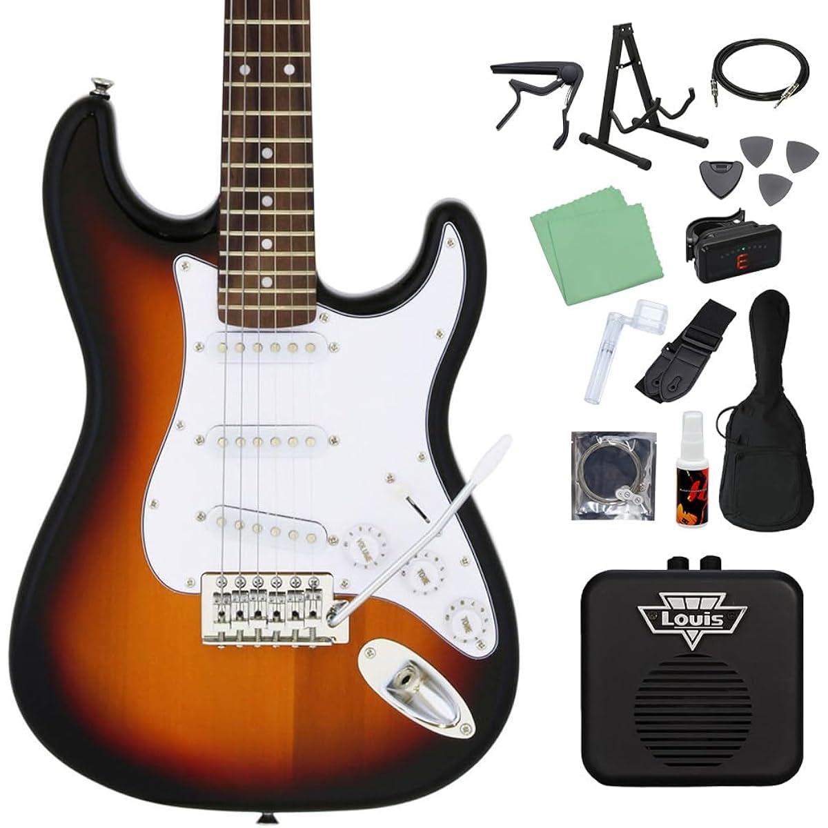 LEGEND LST-MINI 3TS Electric Guitar Beginner 14-piece Set [With Mini Amplifier] Legend