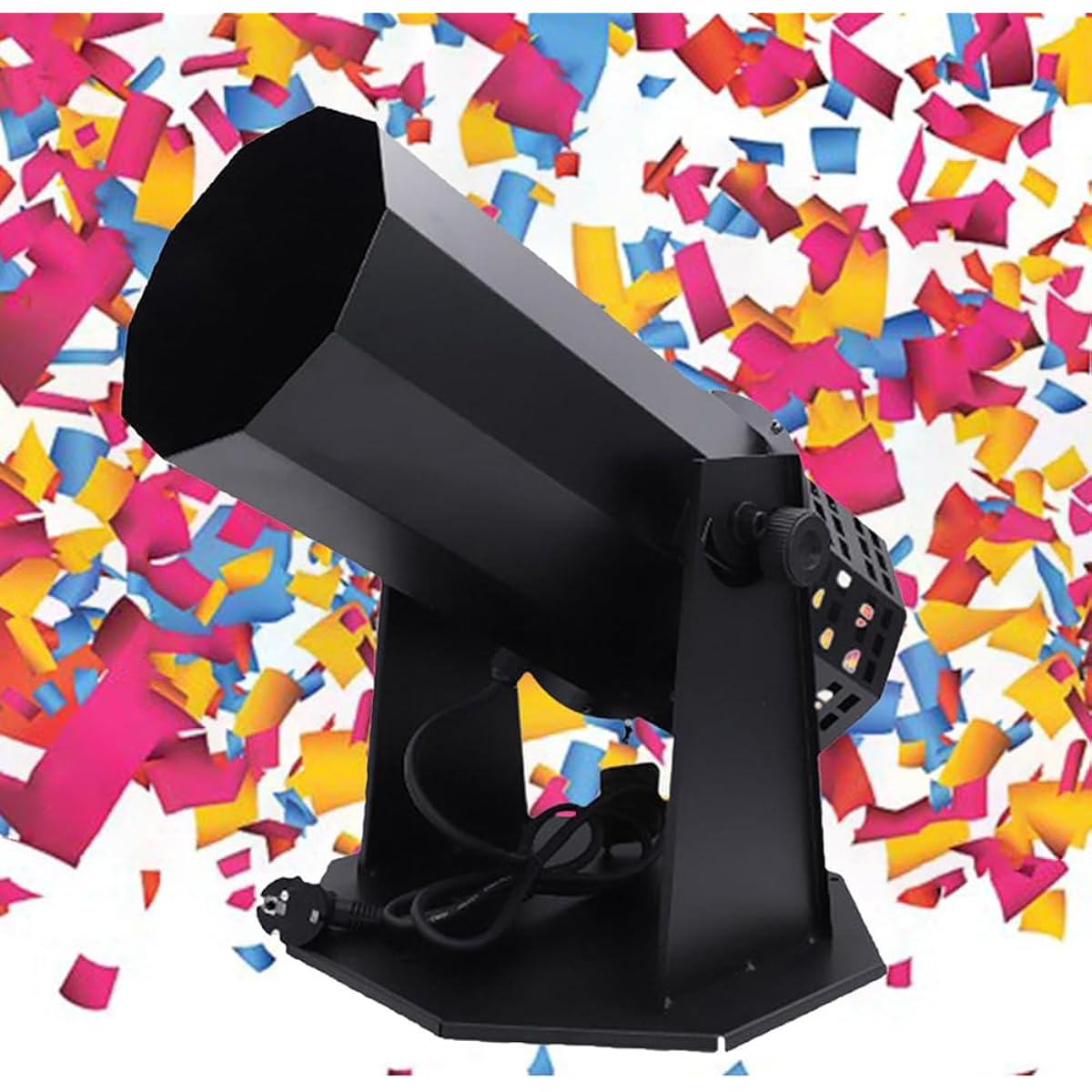 Professional Confetti Launcher 1500W Confetti Machine with Remote Control Stage Effect Confetti Blower Machine Jet Height 4-5m Confetti Paper Launcher for Graduation Concert Birthday Wedding Bar