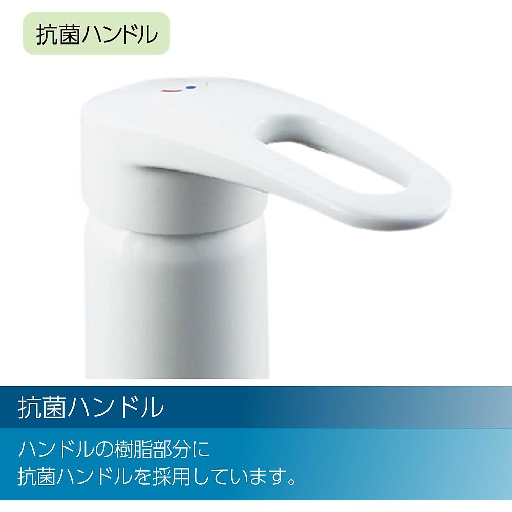 LIXIL INAX RLF-402 Single Lever Mixing Faucet with Stand for Washroom, Rubber Stopper Type, Spout Length 95mm
