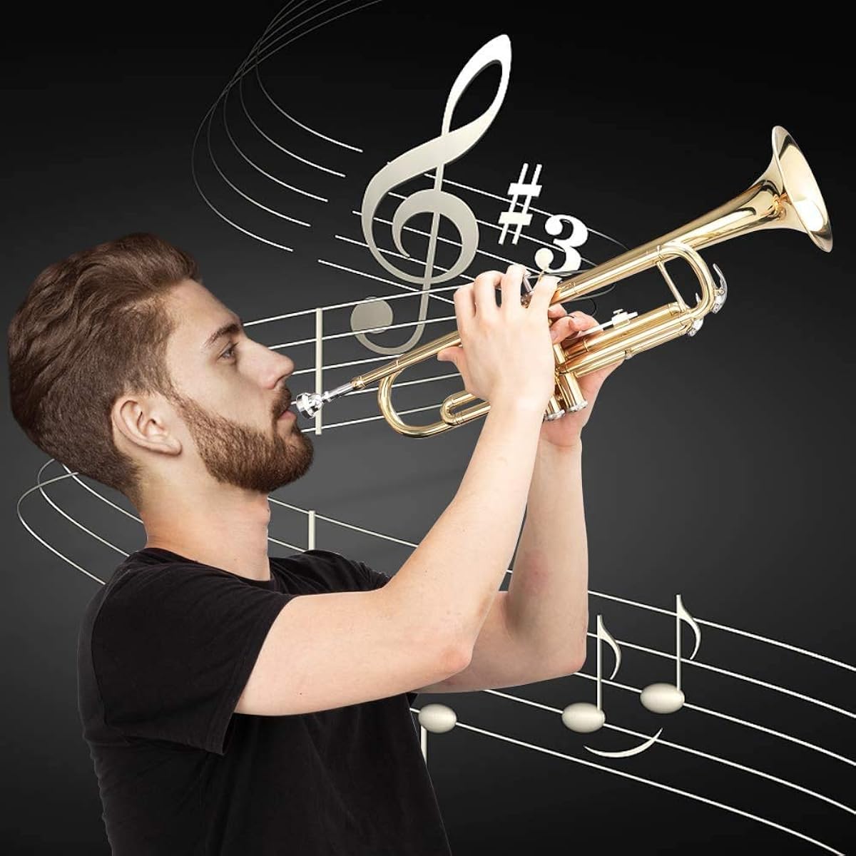 KYT Music Instruments Bell Cover Trumpet Alto Saxophone Bell Cover 5" Washable Reusable 2 Layer Bell Cover for Trumpet Alto Saxophone Bass Clarinet Cornet