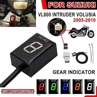 Digital Meter Display EFI Motorcycle 1-6 Gear Display Indicator Suzuki VL800 VL 800 Intruder Volusia 2005 2006 2007 2008 2009 2010 Accessories Indicator Meter Display