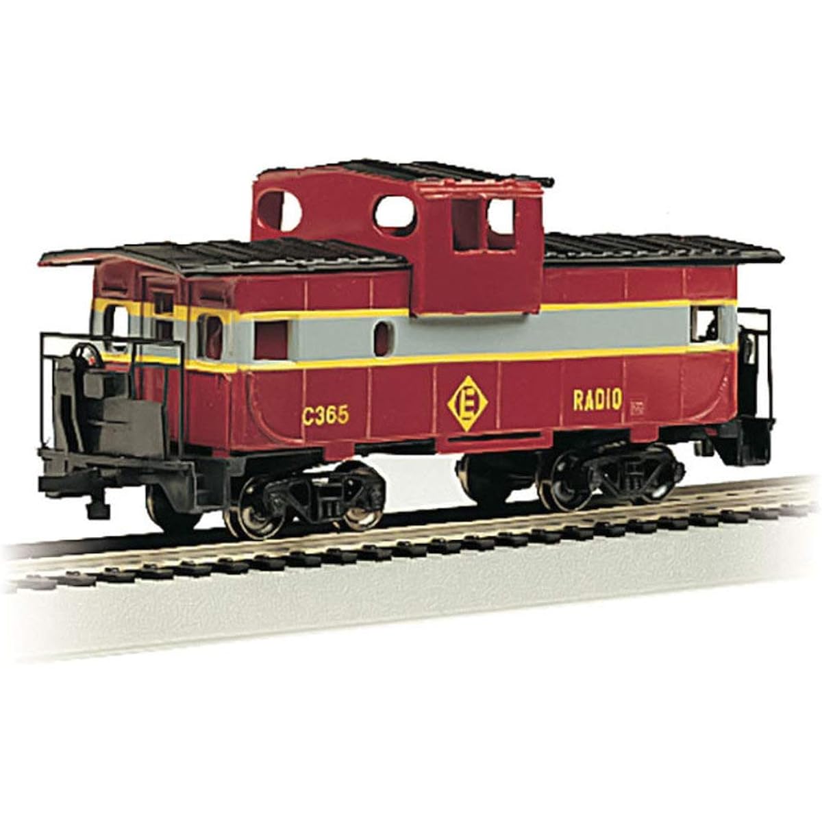 Bachmann Trains - 36' Wide Vision Caboose - Erie Lackawanna #C365 - HO Scale