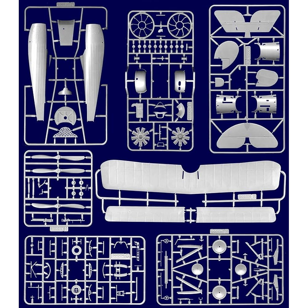 Roden 1/32 World War I French Air Force Nieuport 24bis Biplane Single Engine Fighter 1917 Plastic Model RE32611