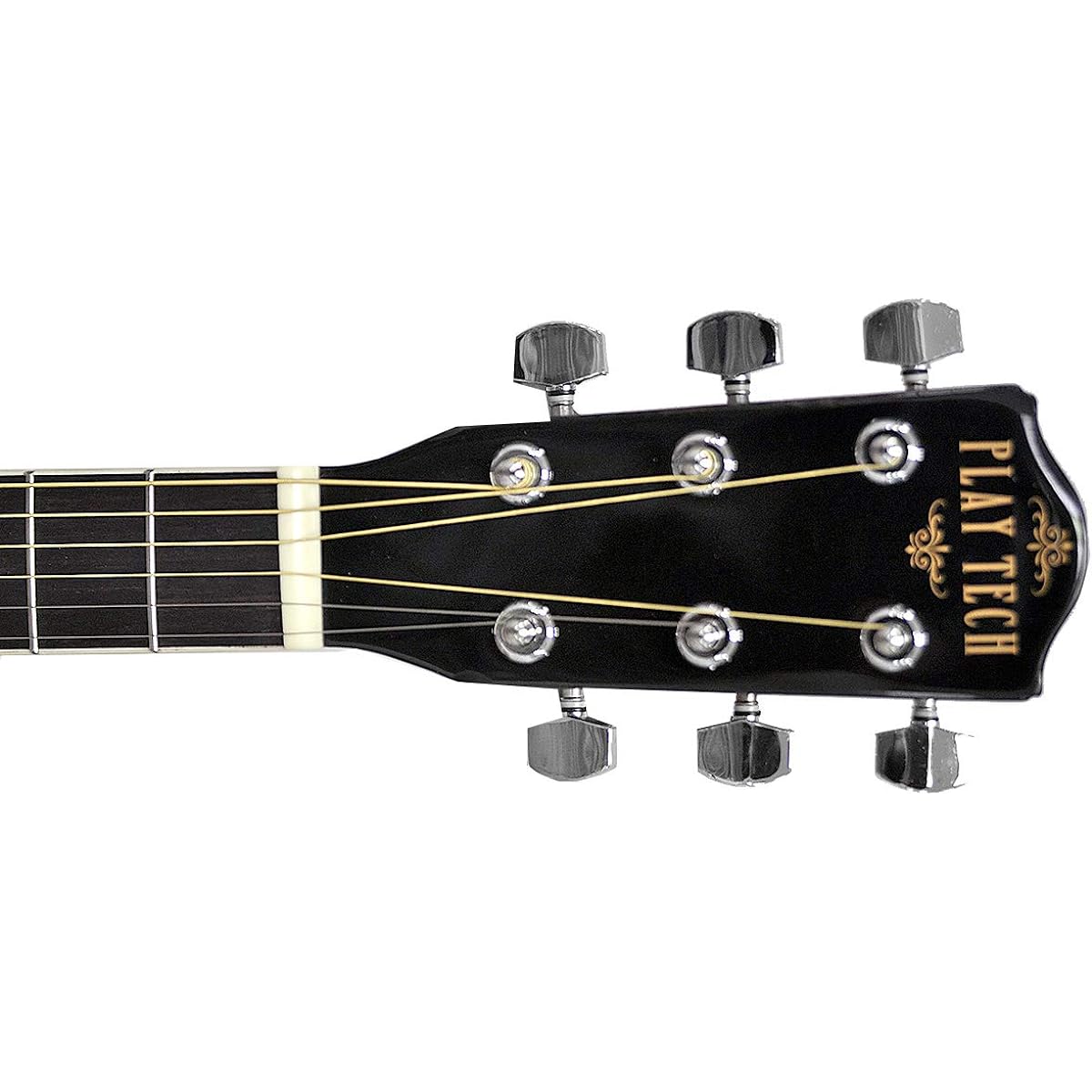 PLAYTECH Acoustic Guitar Single O Type ZP18 Black