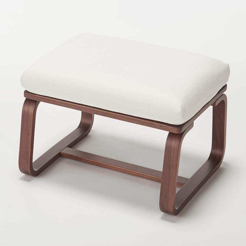 MUJI Bench 2 that can be used in the living room or dining room Walnut wood Width 56 x Depth 46 x Height 40.5 cm 82598551