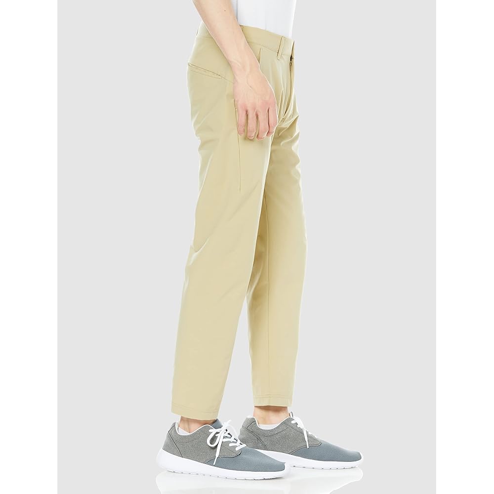 [Le Coq Sportif] Long pants (9/4 length), tapered, running, jogging, gym, daily, water repellent, stretch, stable shape