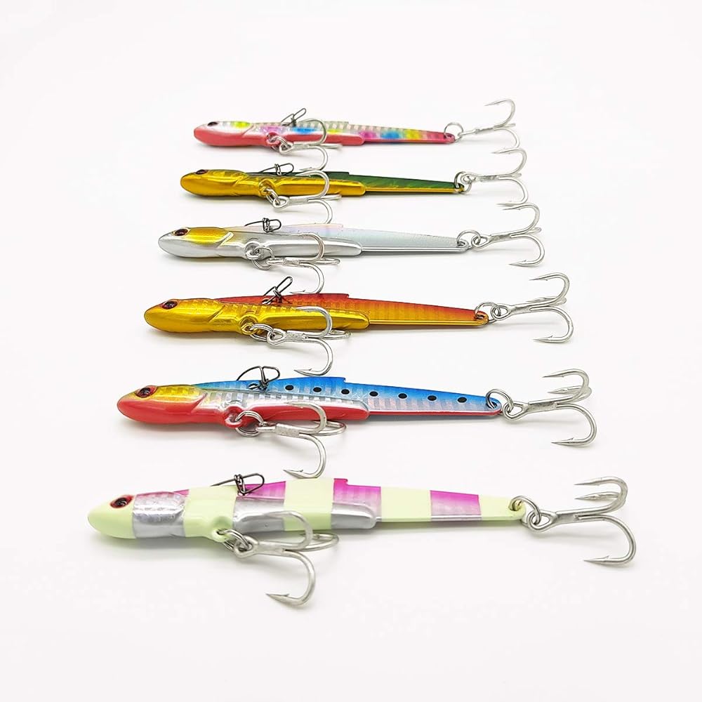 Orrud fishing gear "Metal Vibration BIG" 6 color set 10.6cm 45g For large blue fish 2 hook specification qb100205
