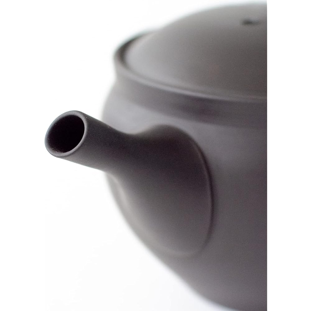 Tokoname Ware Gyokugama Teapot Ceramesh Ceramic Tea Strainer Approximately 240ml Black Kiln Variant Cherry Blossom Pattern Green Tea Japanese Tea Made in Japan 266295