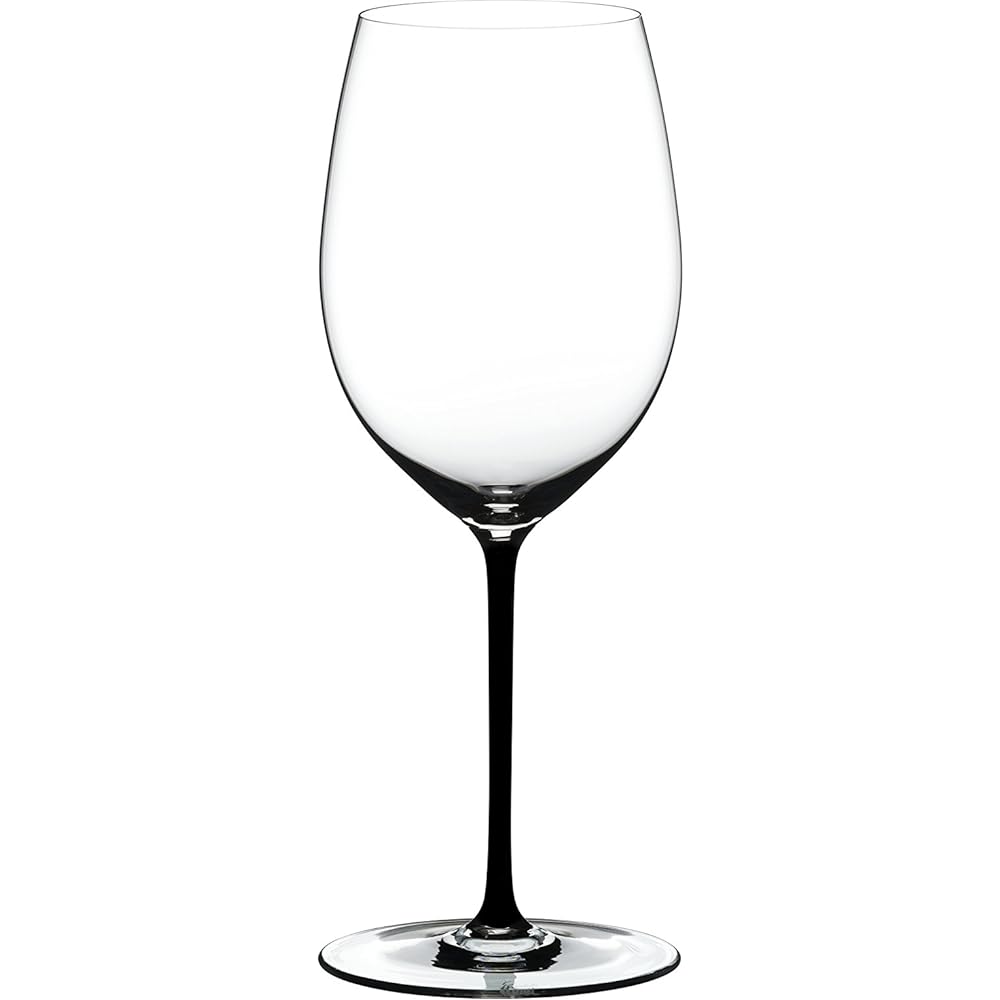 Riedel [Genuine] RIEDEL Red Wine Glass Fat a Mano Cabernet/Merlot Black 625ml 4900/0B