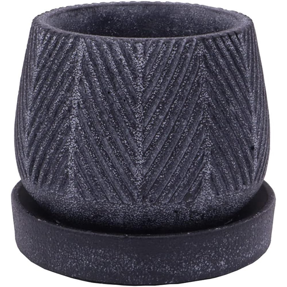 dellki Pot Garcon Herringbone S-BK AS07BK Small