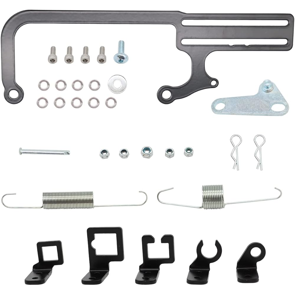 Aspaton 304147 Transmission Throttle Carburetor Cable Mount Bracket Kit Compatible with GM 700R4