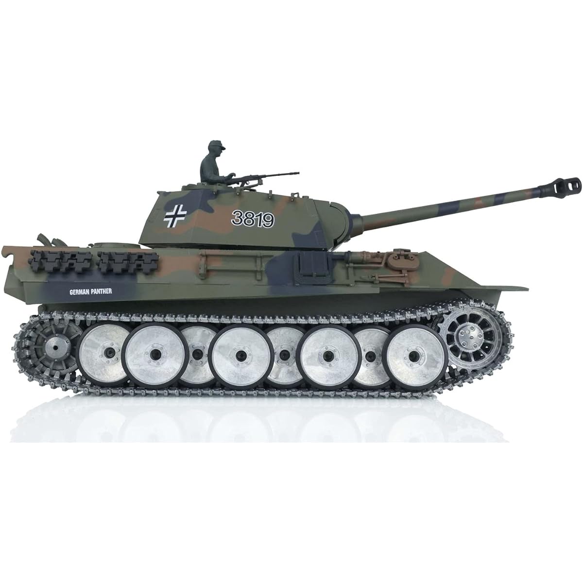 TOUCAN RC HOBBY Pro Ver Henglong 1/16 Tk7.0 Panther Rc Tank Bb Airsoft Ir Combat Metal Truck Wheel Gearbox 360 Turret Smoke