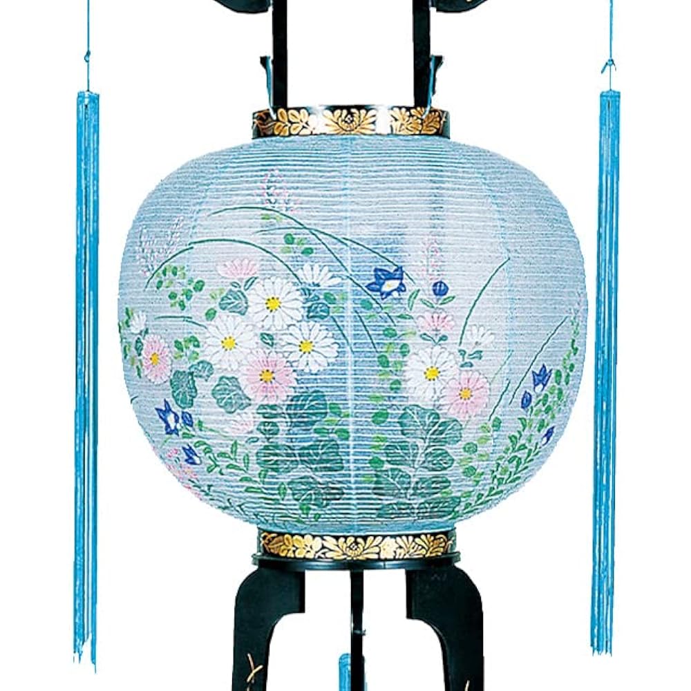 Buddhist altar shop Takita Shoten Bon lanterns Bon lanterns Rotating lanterns No. 10 "Iwakura" 2302 ◆ Height 79 cm x Fire bag diameter 32 cm ◆ Standing lanterns Certificate included