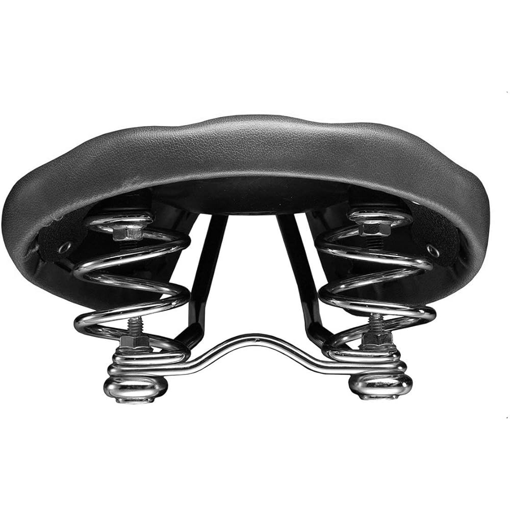 VELO VL-6067 Coil Spring Saddle BLACK SL-OTR-M002
