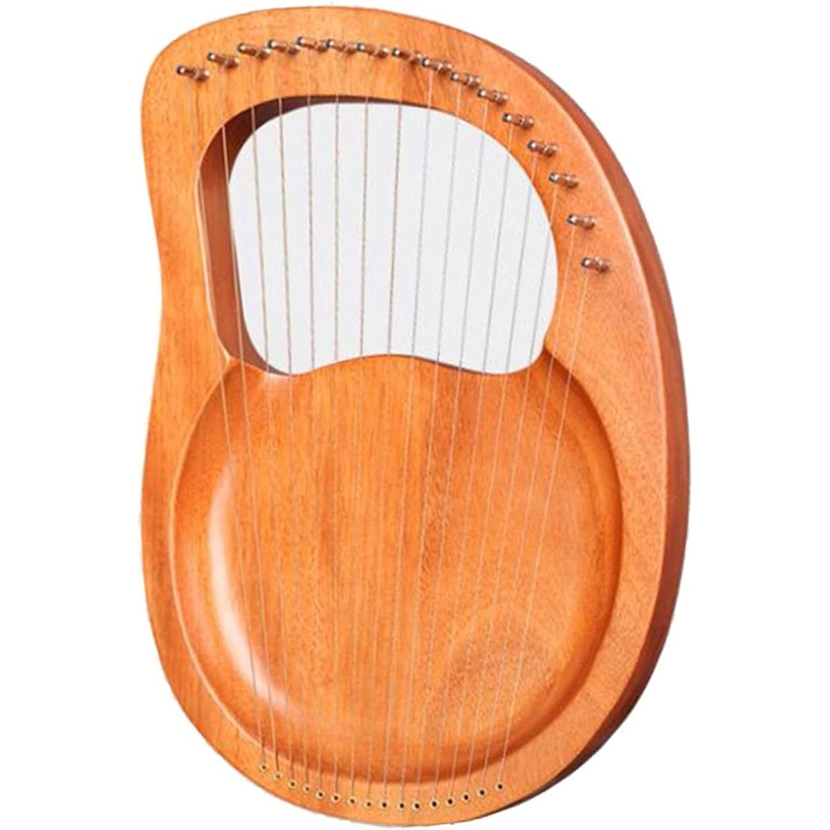 WowZza 16 String Solid Lyre Harp with Tuning Wrench Musical Instrument Harp Instrument/1
